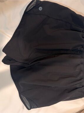 lululemon athletica Black Performance Running Shorts